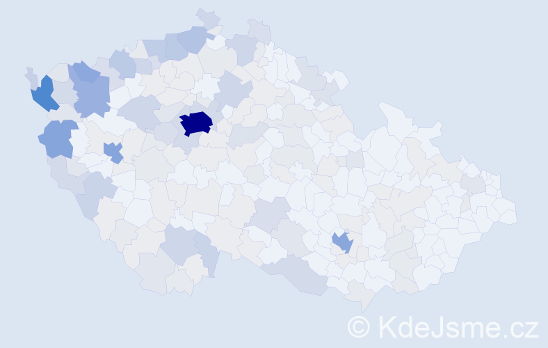 Jméno: 'Huong', počet výskytů 552 v celé ČR