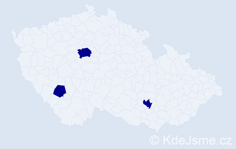 Jméno: 'Jamuna', počet výskytů 3 v celé ČR
