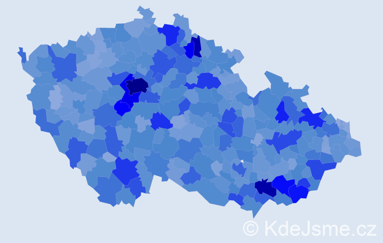 Jméno: 'Štěpán', počet výskytů 18042 v celé ČR