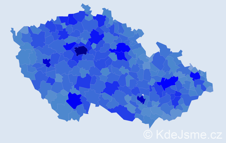 Jméno: 'Alena', počet výskytů 107073 v celé ČR