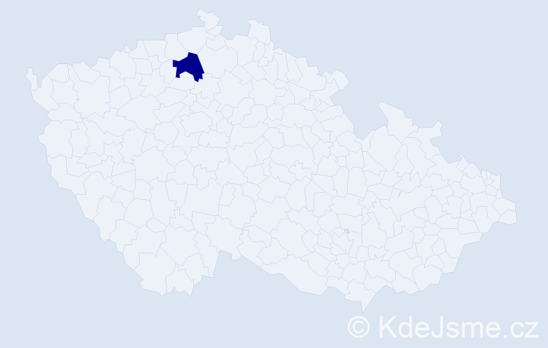 Jméno: 'Sofie Barbora', počet výskytů 1 v celé ČR