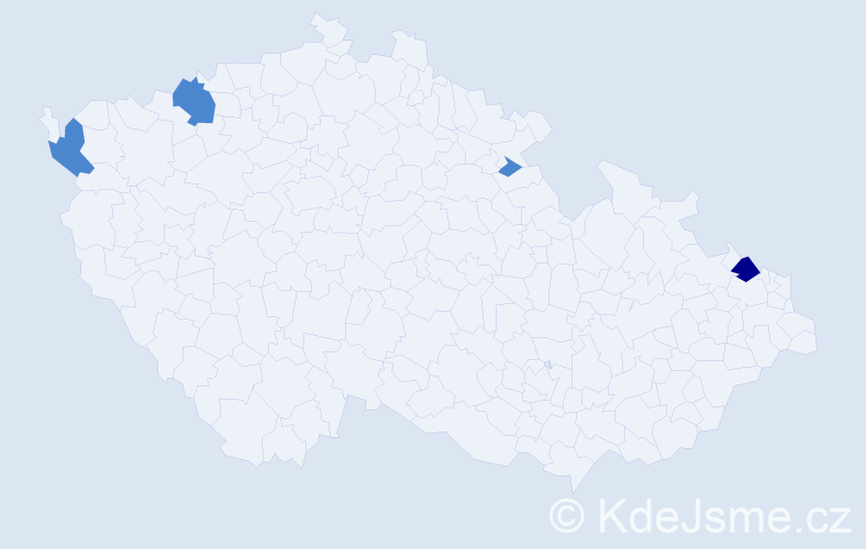 Jméno: 'Rozemarie', počet výskytů 6 v celé ČR