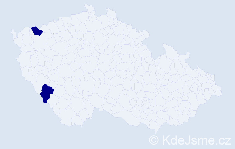 Jméno: 'Joshua Edward', počet výskytů 2 v celé ČR
