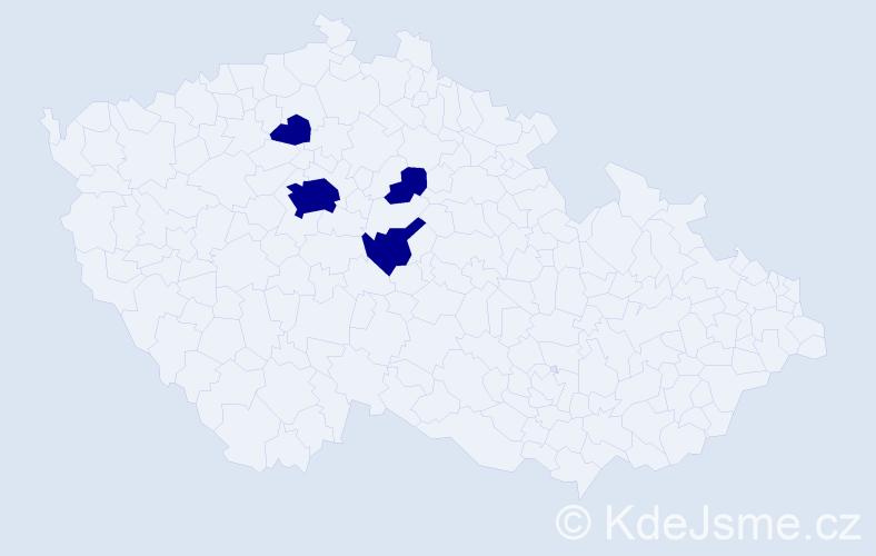 Jméno: 'Marek William', počet výskytů 4 v celé ČR
