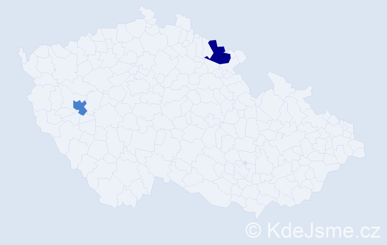 Jméno: 'Geert', počet výskytů 2 v celé ČR