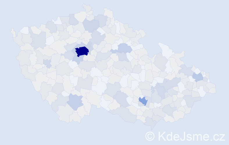 Jméno: 'Jasmína', počet výskytů 860 v celé ČR