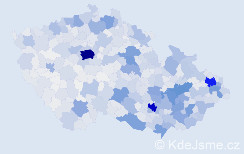 Jméno: 'Leona', počet výskytů 6559 v celé ČR