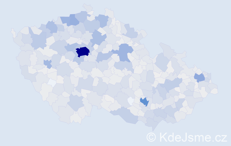 Jméno: 'Zlata', počet výskytů 2633 v celé ČR