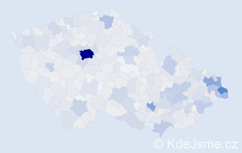 Jméno: 'Žofie', počet výskytů 2262 v celé ČR