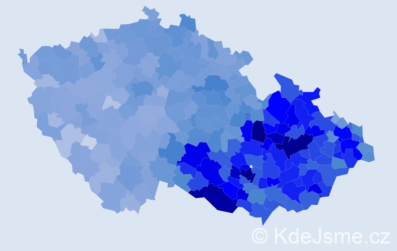 Jméno: 'Lubomír', počet výskytů 24919 v celé ČR