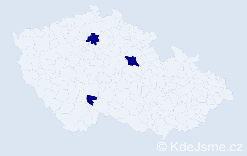 Jméno: 'Alex Nicolas', počet výskytů 3 v celé ČR