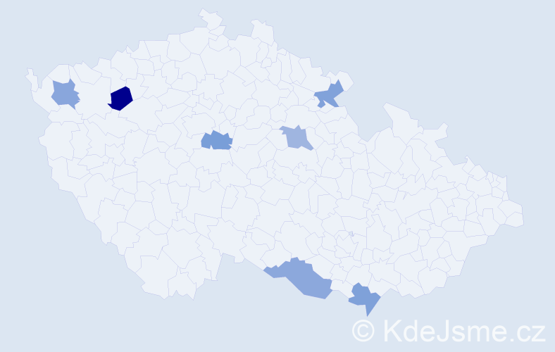 Jméno: 'Hoang Duong', počet výskytů 7 v celé ČR