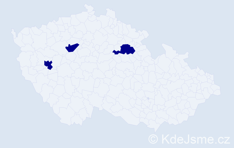 Jméno: 'Trong Quynh', počet výskytů 3 v celé ČR