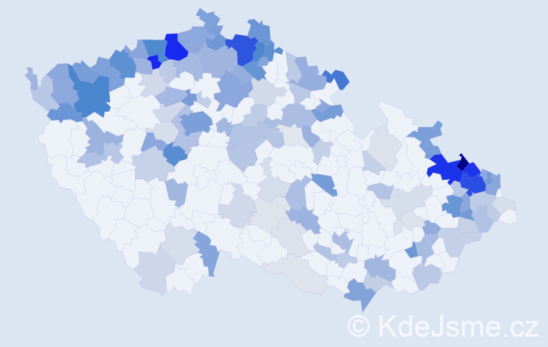 Jméno: 'Liana', počet výskytů 457 v celé ČR