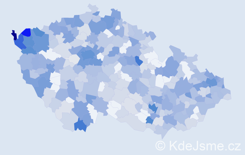Jméno: 'Sarah', počet výskytů 1114 v celé ČR
