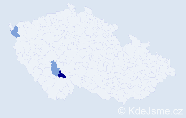 Jméno: 'Sofie Simona', počet výskytů 3 v celé ČR