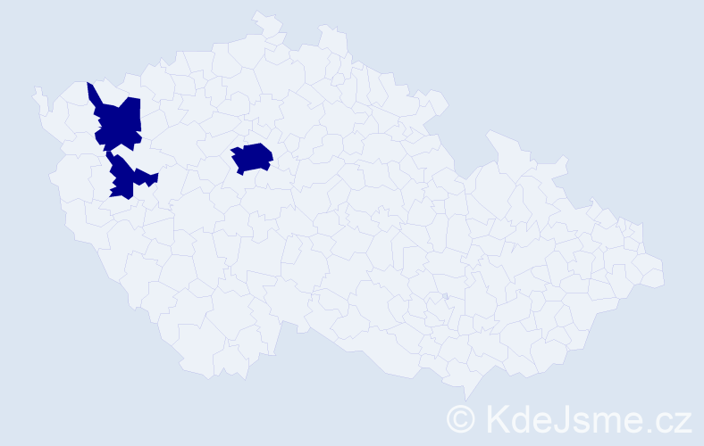 Jméno: 'Bassem', počet výskytů 3 v celé ČR