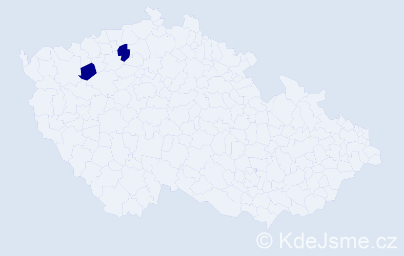 Jméno: 'Renislav', počet výskytů 2 v celé ČR