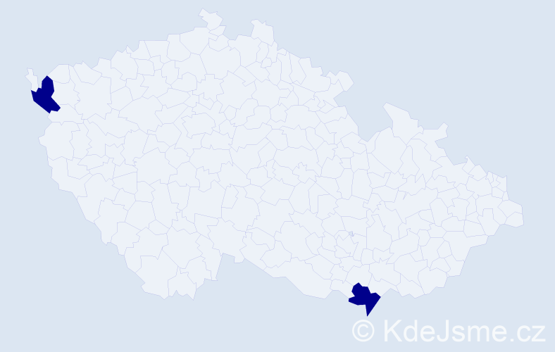 Jméno: 'Minh Khue', počet výskytů 2 v celé ČR