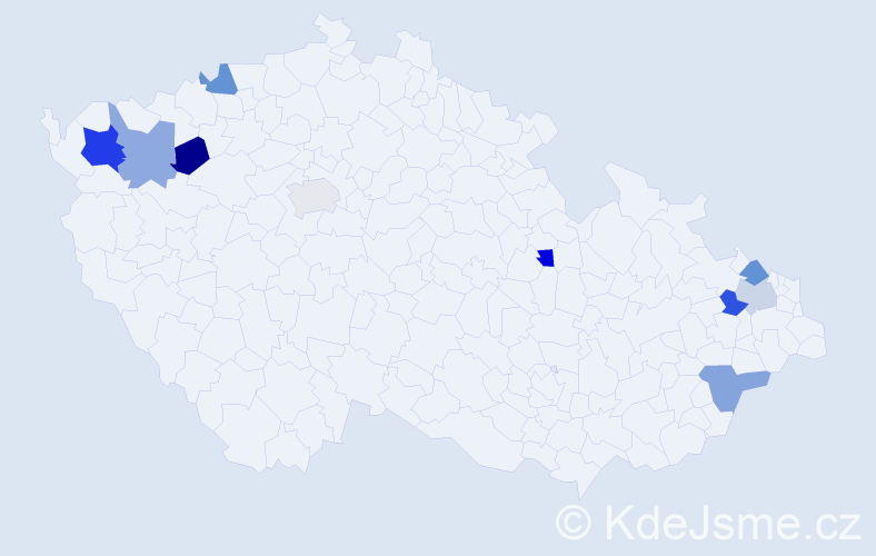 Jméno: 'Annaliese', počet výskytů 12 v celé ČR