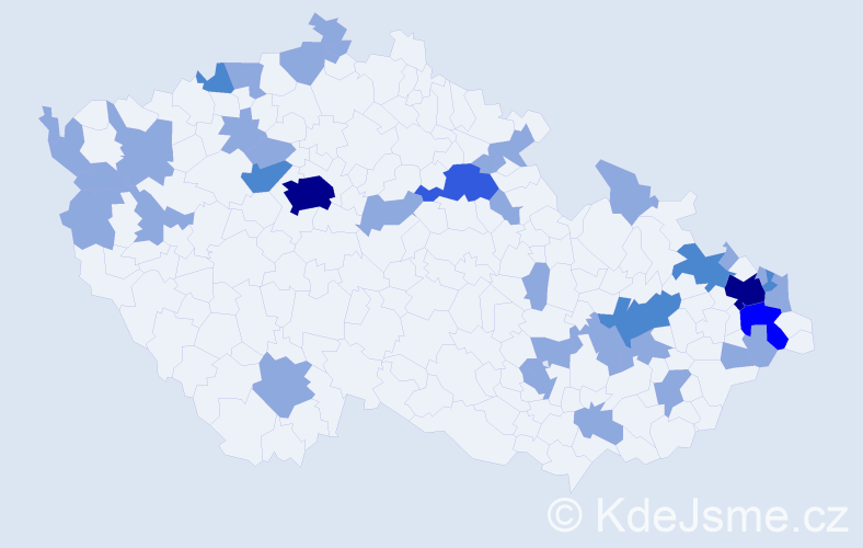 Jméno: 'Iréna', počet výskytů 60 v celé ČR