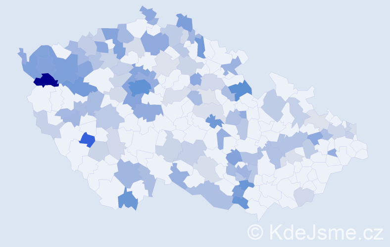 Jméno: 'Marija', počet výskytů 268 v celé ČR