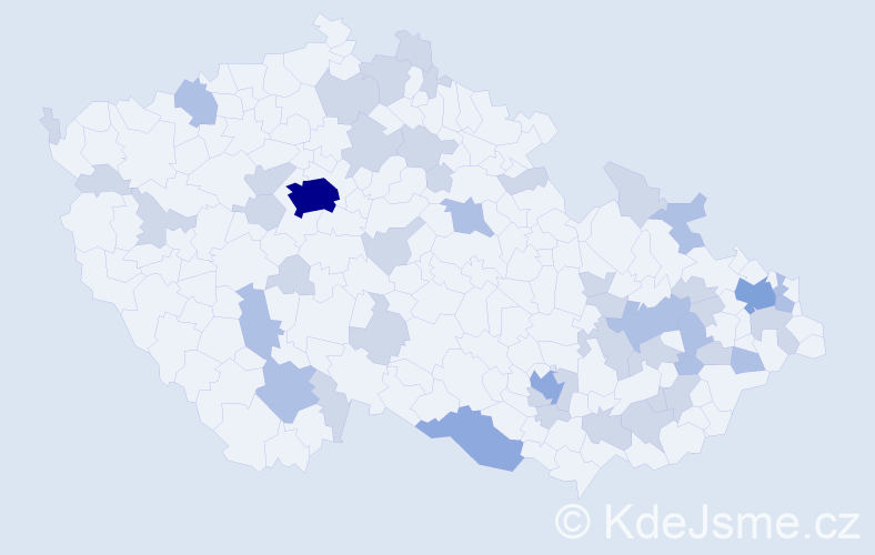 Jméno: 'Livie', počet výskytů 79 v celé ČR
