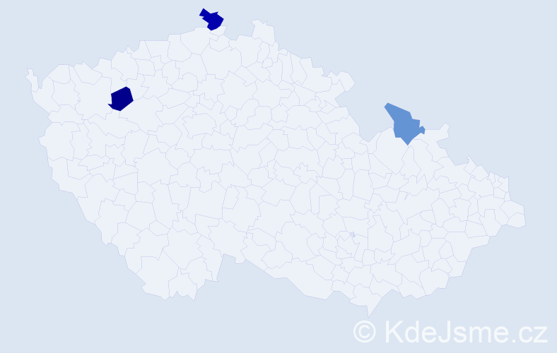 Jméno: 'Reinfried', počet výskytů 4 v celé ČR