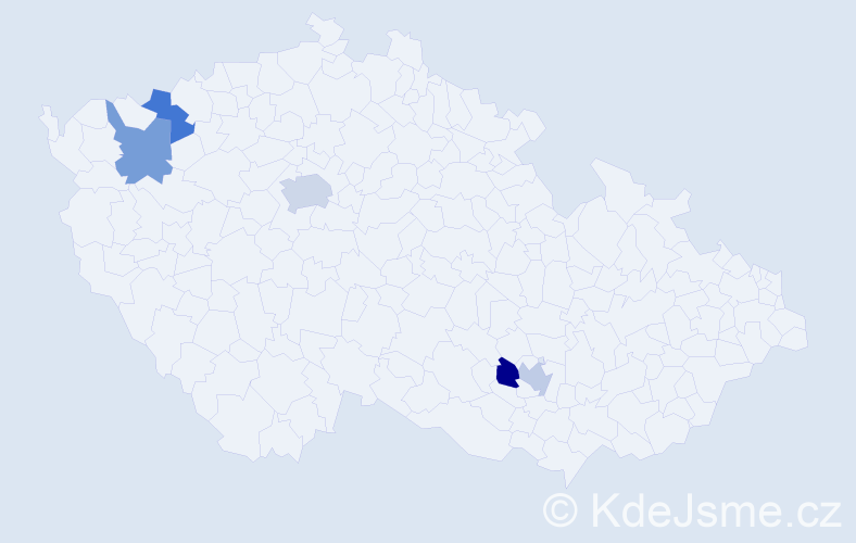 Jméno: 'Nicholas Michael', počet výskytů 6 v celé ČR