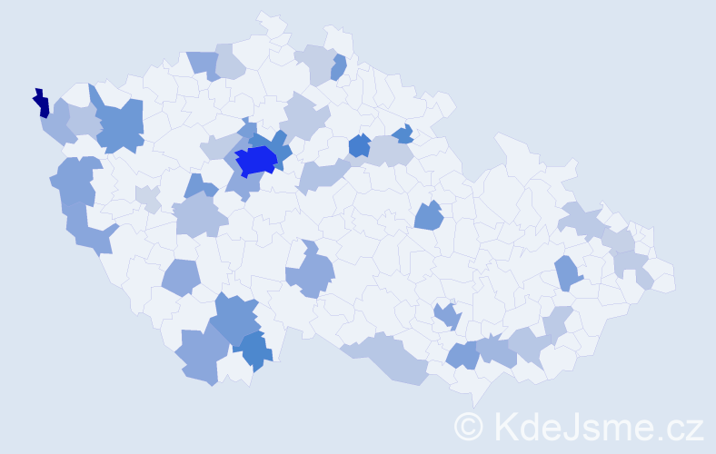 Jméno: 'Lina', počet výskytů 109 v celé ČR
