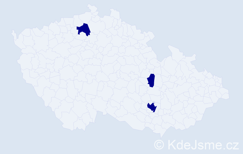 Jméno: 'Ochirsuren', počet výskytů 3 v celé ČR
