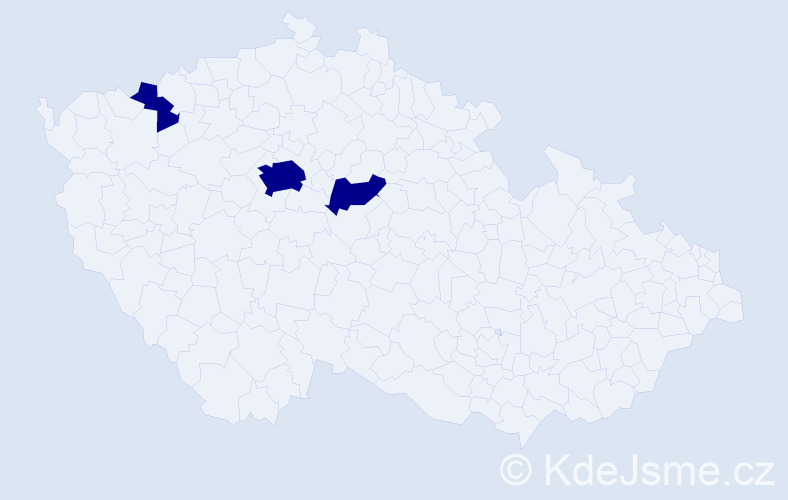 Jméno: 'Sára Nikol', počet výskytů 3 v celé ČR