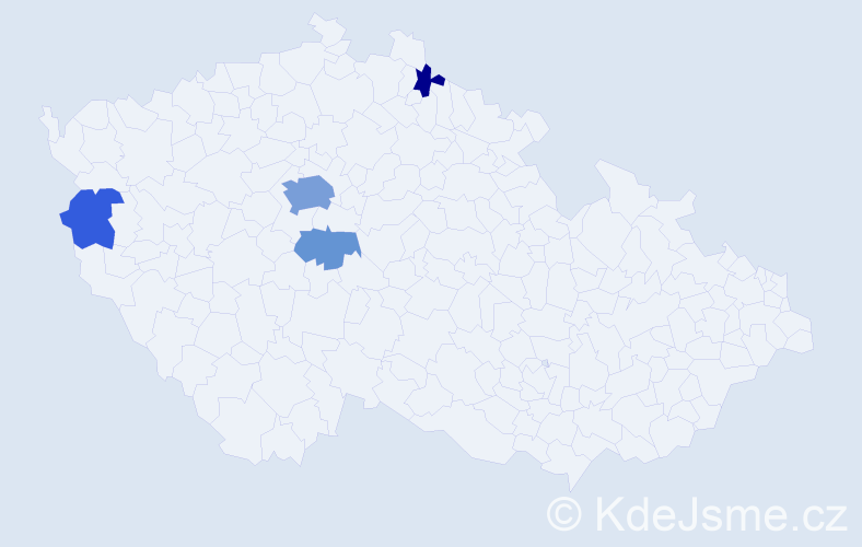 Jméno: 'Faina', počet výskytů 12 v celé ČR