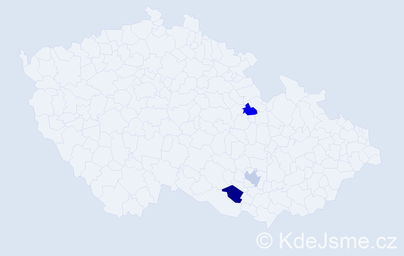 Jméno: 'Dominik Martin', počet výskytů 3 v celé ČR