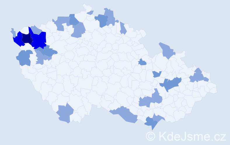 Jméno: 'Elfriede', počet výskytů 56 v celé ČR