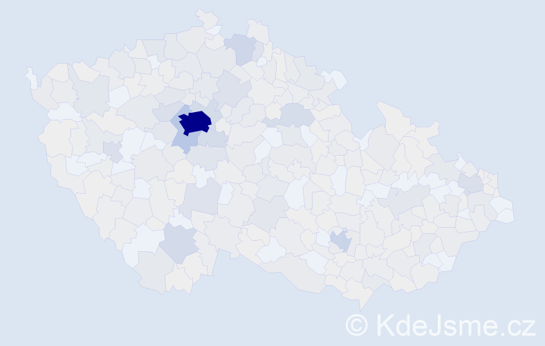 Jméno: 'Josefína', počet výskytů 1036 v celé ČR