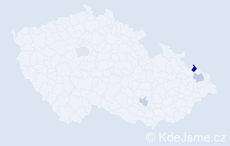 Jméno: 'Martin Rudolf', počet výskytů 4 v celé ČR