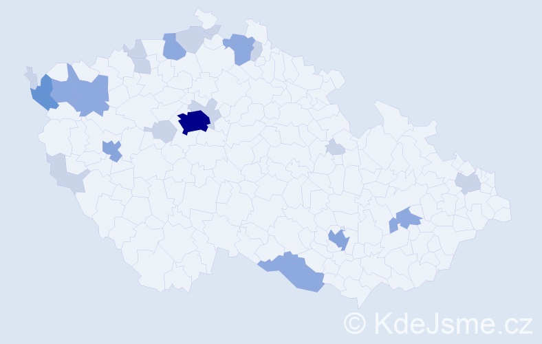 Jméno: 'Tuan Anh', počet výskytů 47 v celé ČR