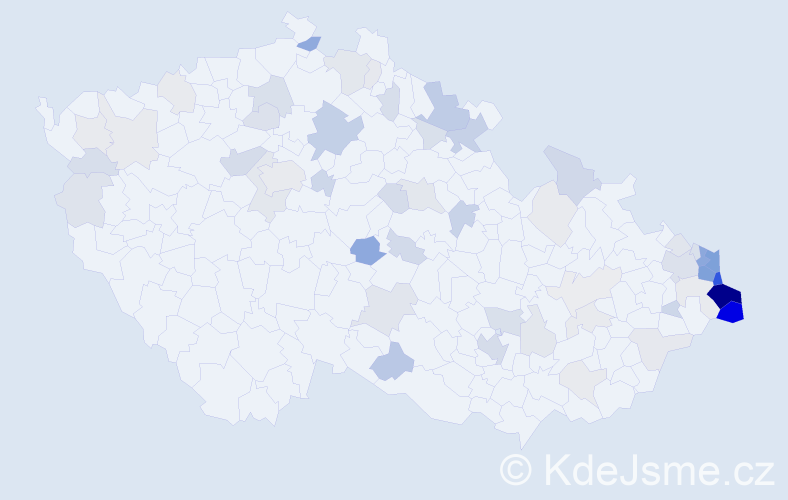 Jméno: 'Henryk', počet výskytů 194 v celé ČR