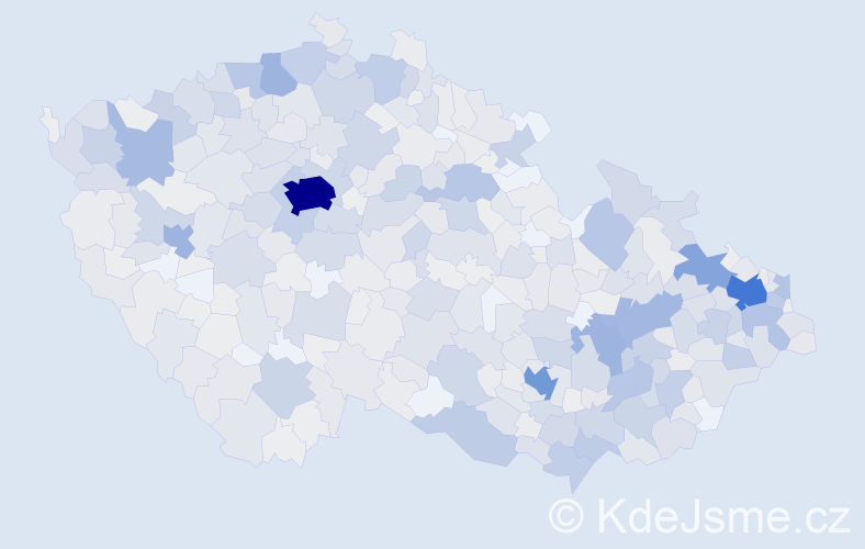 Jméno: 'Bedřiška', počet výskytů 1440 v celé ČR