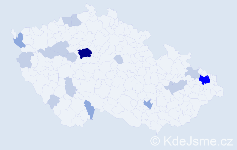 Jméno: 'Thi Kim Oanh', počet výskytů 36 v celé ČR