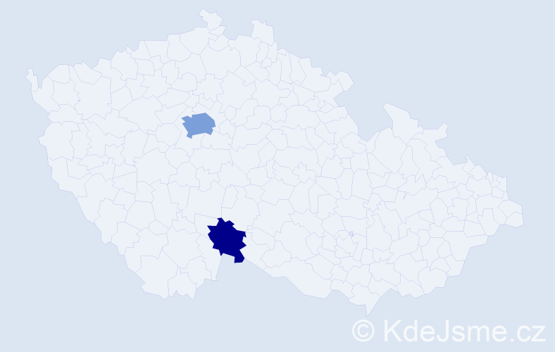 Jméno: 'Savo', počet výskytů 5 v celé ČR