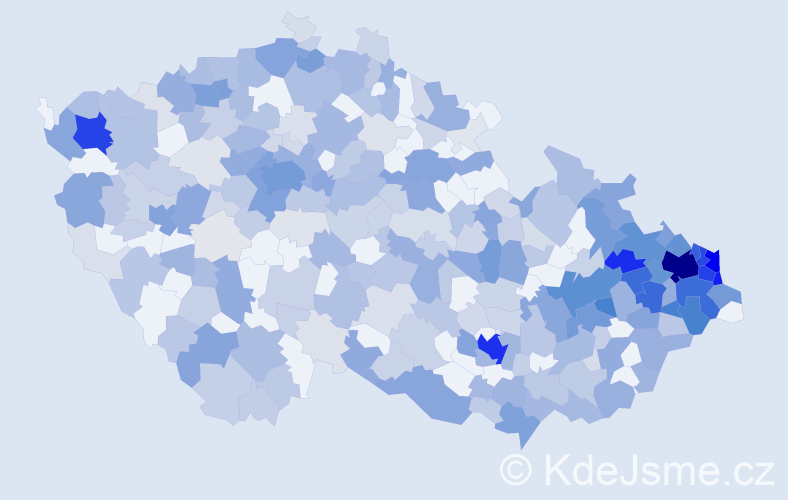 Jméno: 'Mario', počet výskytů 986 v celé ČR