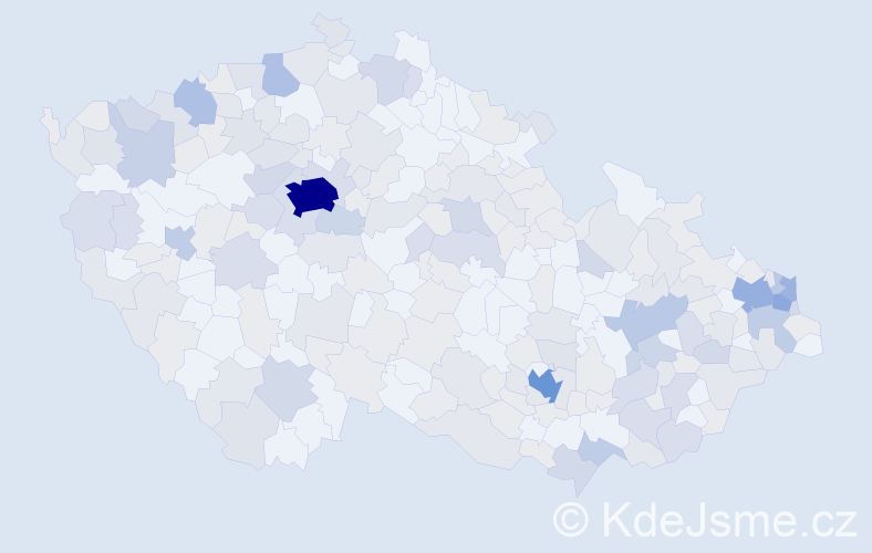 Jméno: 'Ľubica', počet výskytů 492 v celé ČR
