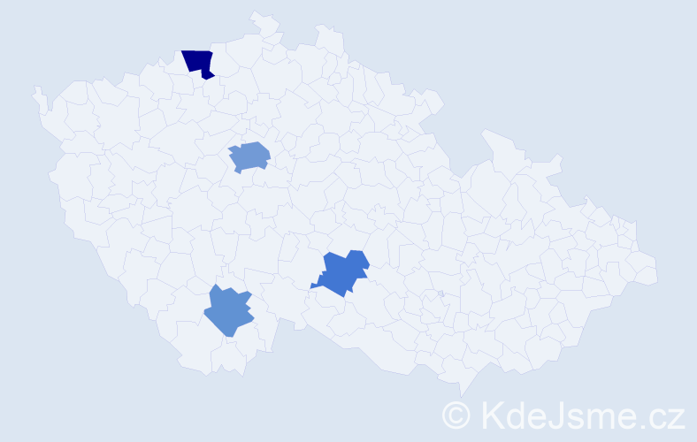 Jméno: 'Bratislav', počet výskytů 9 v celé ČR