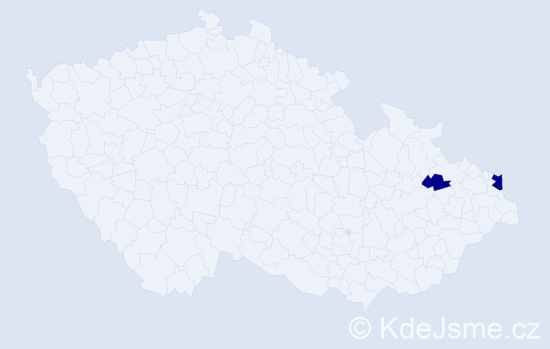 Jméno: 'Mariusz Michal', počet výskytů 2 v celé ČR