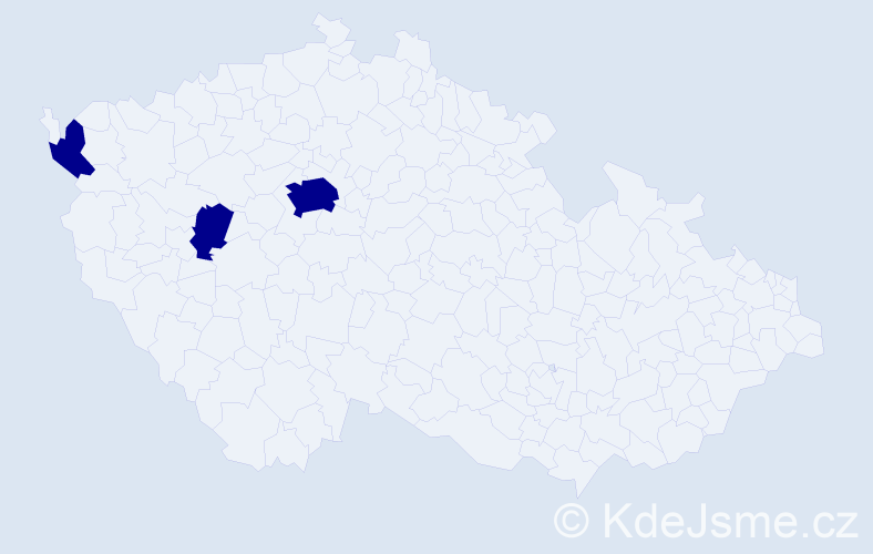 Jméno: 'Tien Minh', počet výskytů 3 v celé ČR