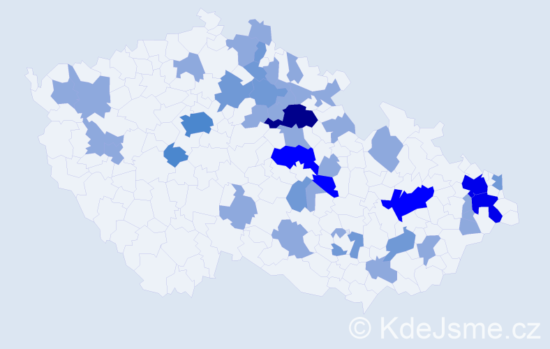 Jméno: 'Liboslav', počet výskytů 78 v celé ČR