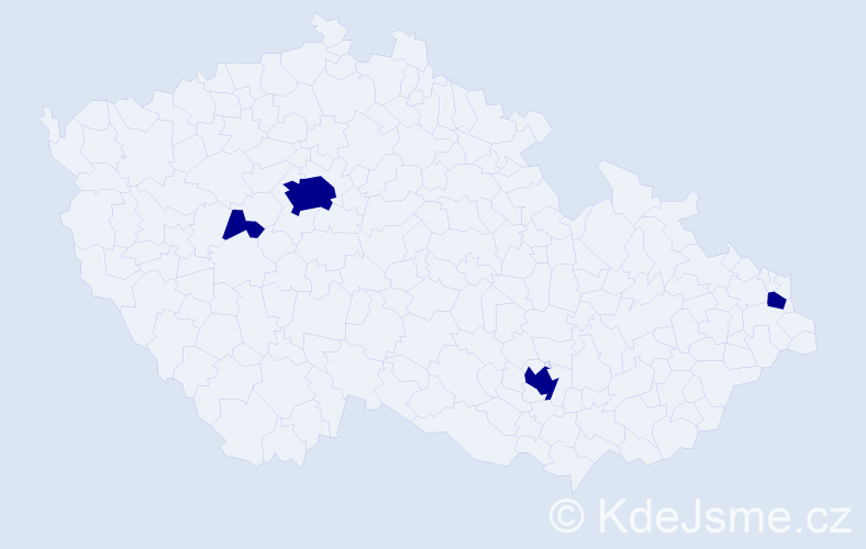 Jméno: 'Tereza-Anna', počet výskytů 4 v celé ČR