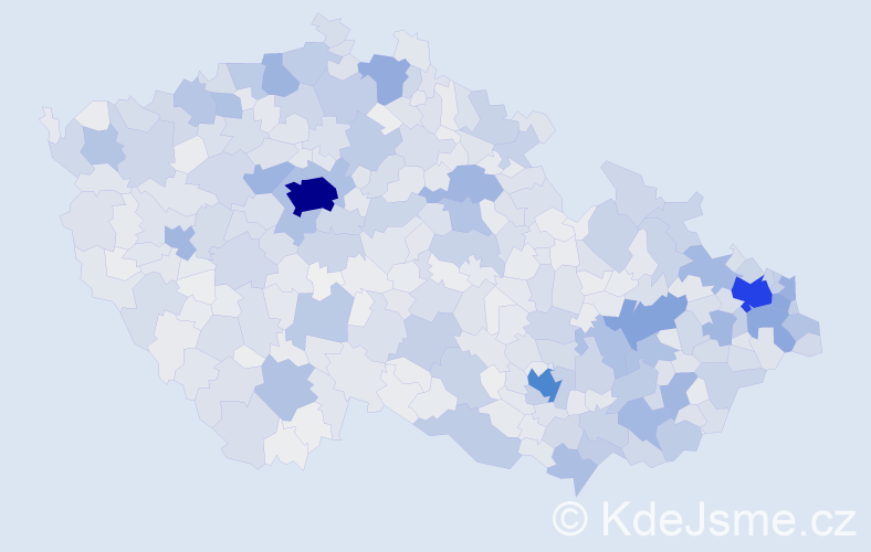 Jméno: 'Adriana', počet výskytů 6334 v celé ČR